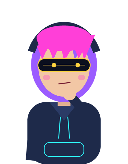 Thinking character